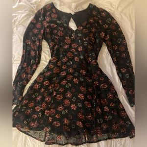 NWOT Free People long sleeve mini dress, size 2